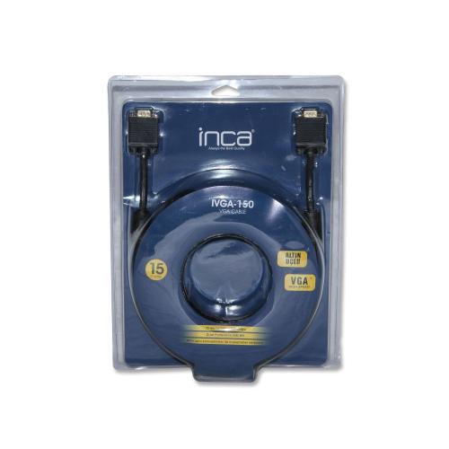 Inca IVGA-150 15MT Altın Uçlu Blister VGA Kablo