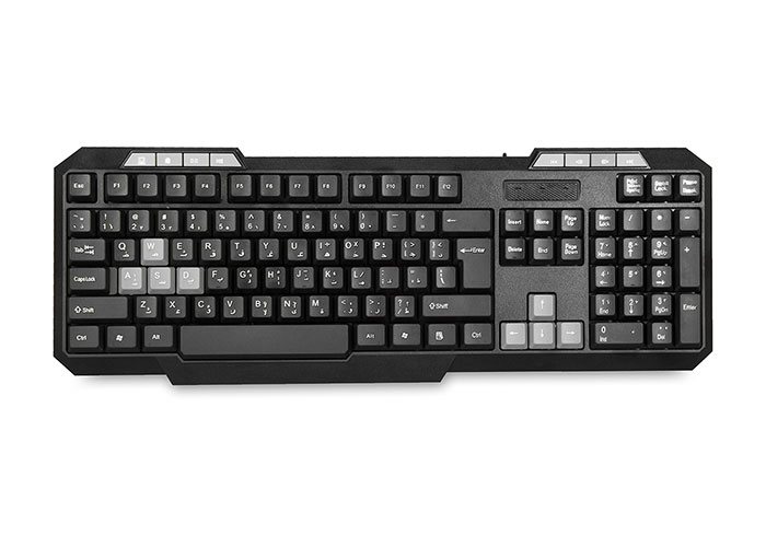 Everest KB-700 Siyah Usb Arabic-us layout Multimedya Klavye