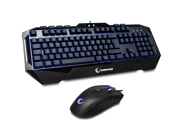 Everest Rampage  KM-R7 Siyah Q Usb Kablolu Multimedya Klavye Mouse Set 111 Tuşlu Gaming Klavye