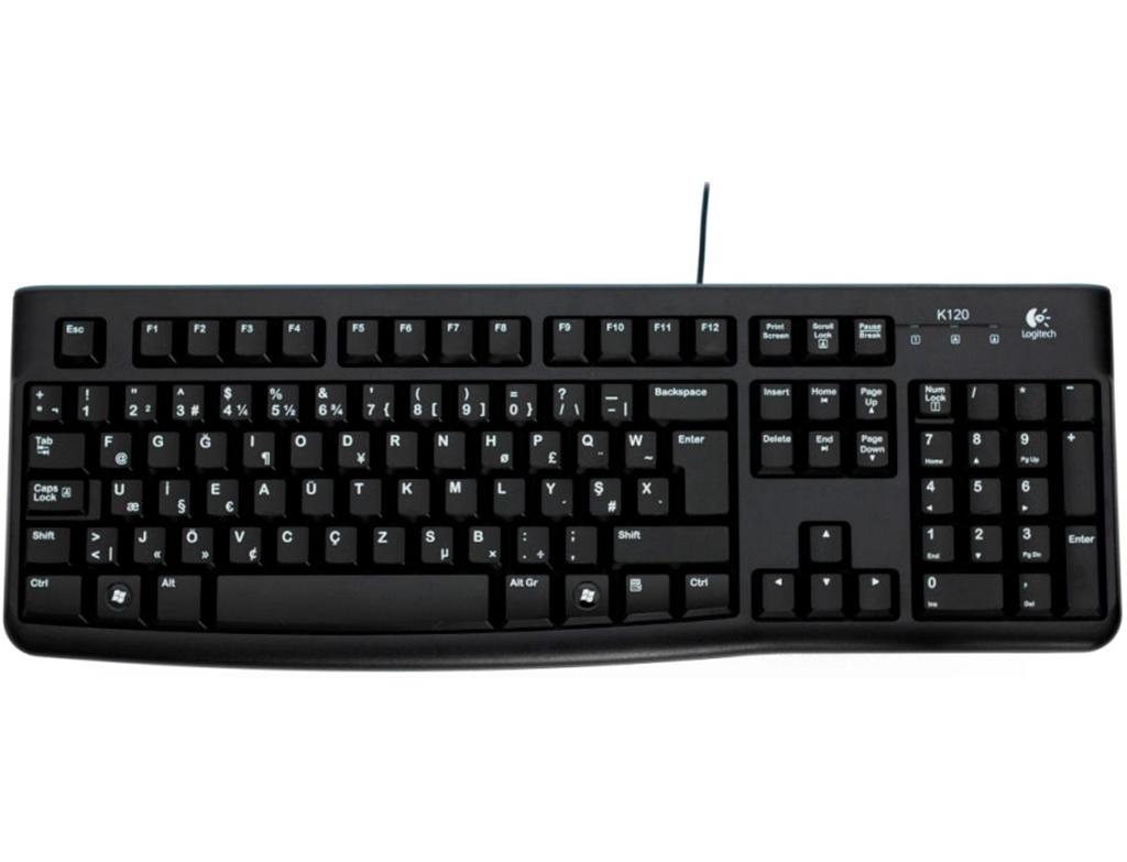 Logitech 920-004163 K120 F Usb Siyah Kablolu Klavye