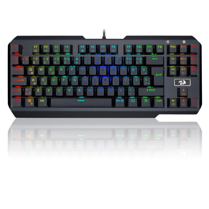 Redragon Usas K553 RGB Blue Switch Türkçe Q Mekanik Oyuncu Klavyesi