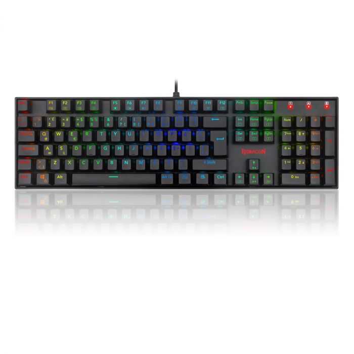 Redragon Vara K551 Blue Switch RGB Türkçe Q Mekanik Oyuncu Klavyesi