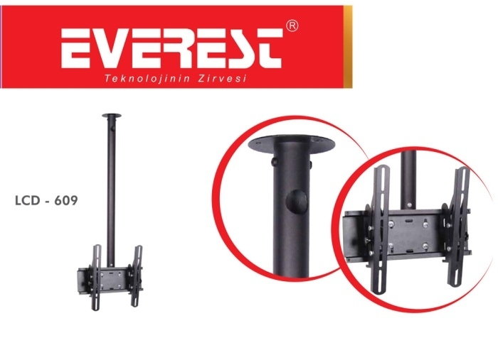 Everest LCD-609 10’’-32’’ Tv Tavan Askı Aparatı