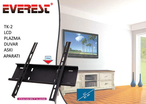 Everest TK-2 32’’ Sabit Lcd Askı  Aparatı