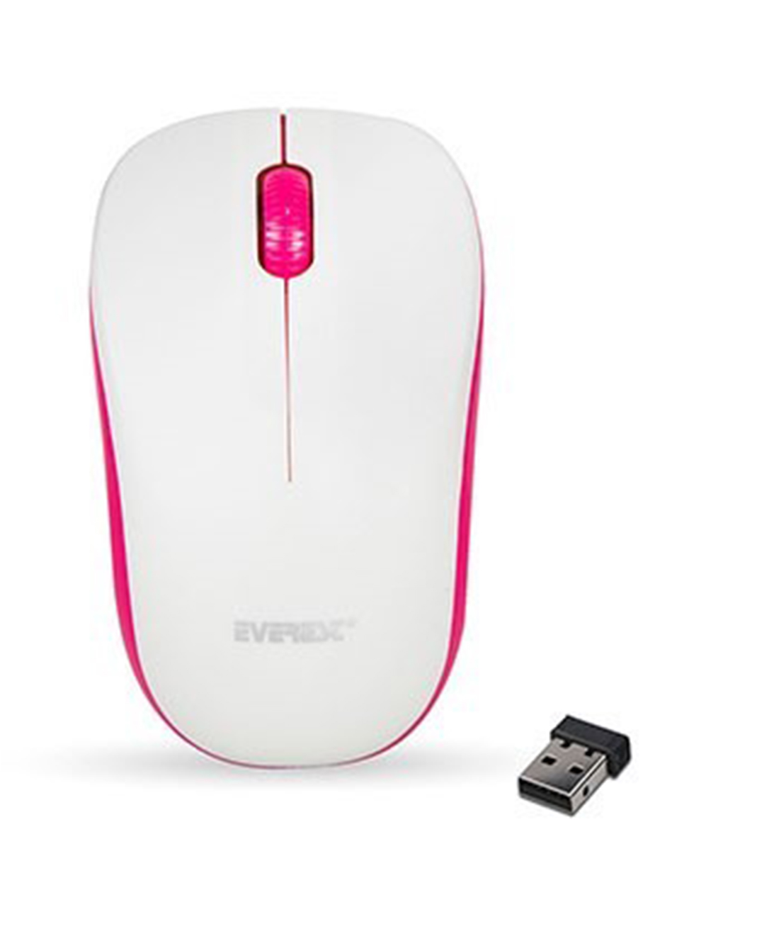 EVEREST SM-165 Beyaz-Kırmızı 2.4ghz Kablosuz Mouse