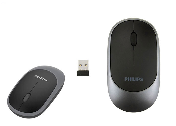 Philips SPK7314 2.4Ghz Gri 800-1000-1200-1600dpi Kablosuz Mouse