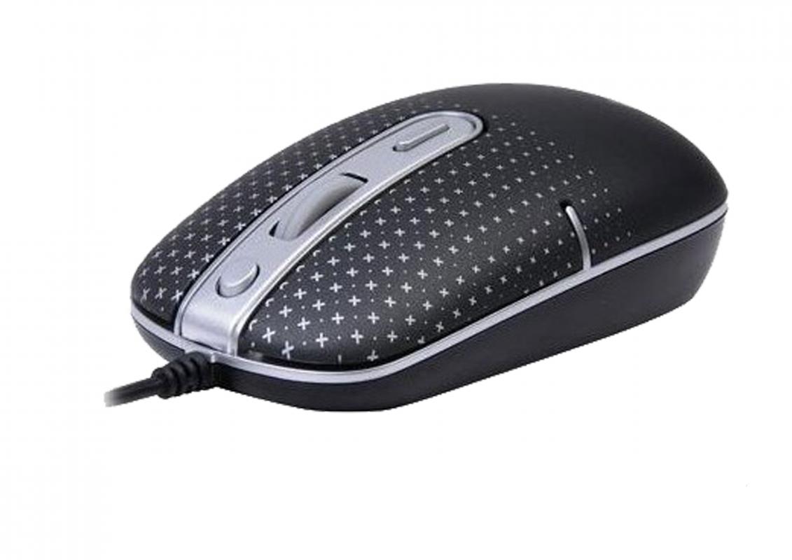 A4 Tech D-557Fx-1 Siyah Usb Kablolu Holeless Mouse