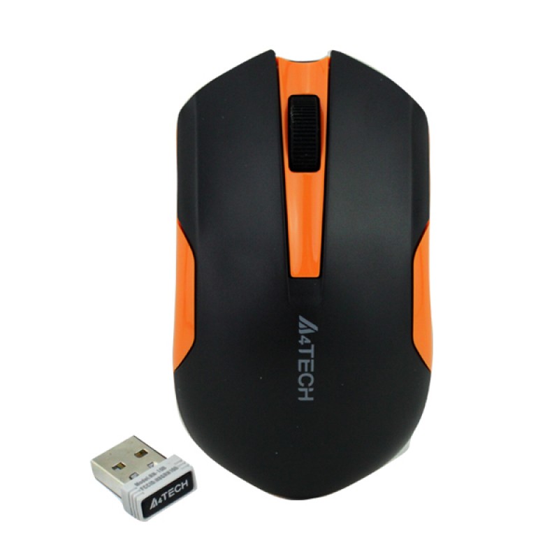 A4 Tech G3-200N Siyah-Turuncu Nano V-Track Mouse