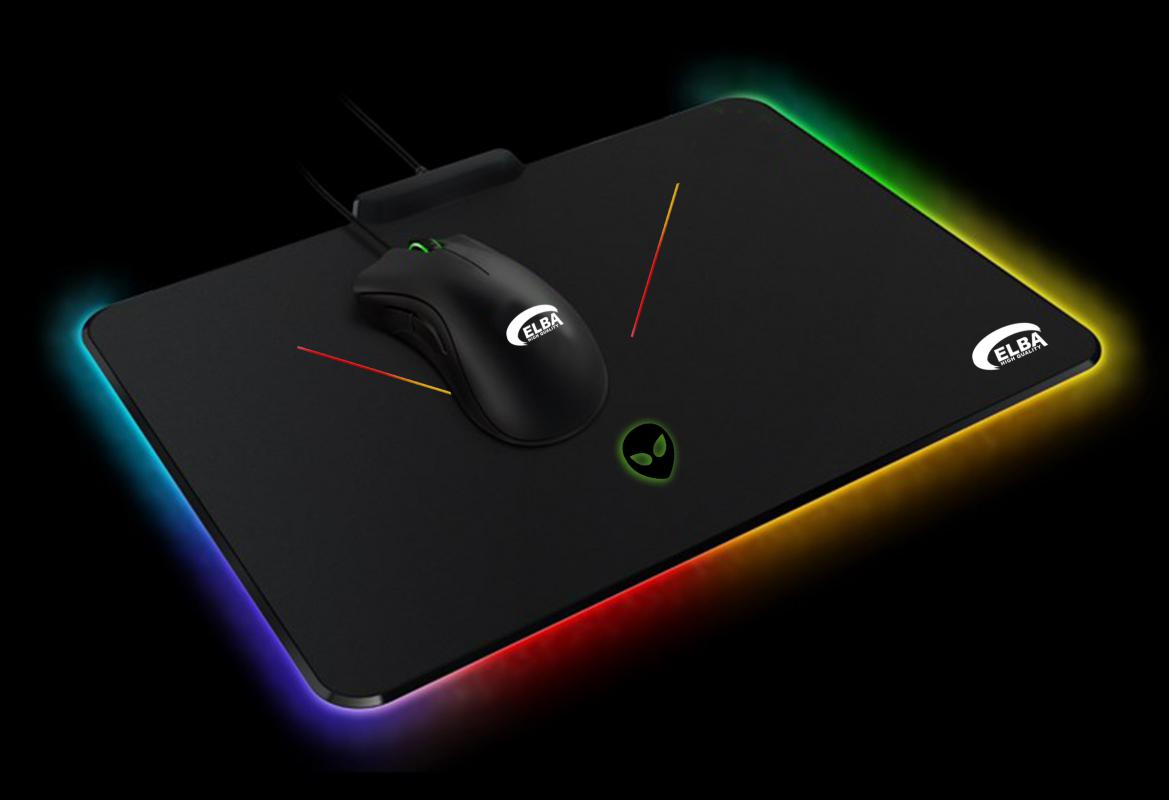 Elba 350 GP4 Game Power Led Mouse Pad (Rgb Işıklı)