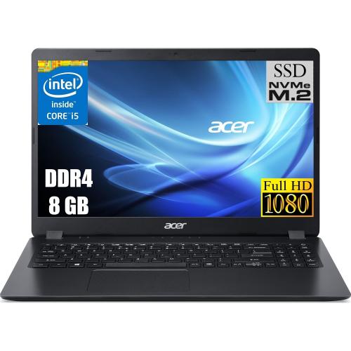 Acer Aspire 3 A315-54K Intel Core i5 6200U 8GB 256GB SSD Freedos 15.6’’ FHD NX.HEEEY.002 Notebook