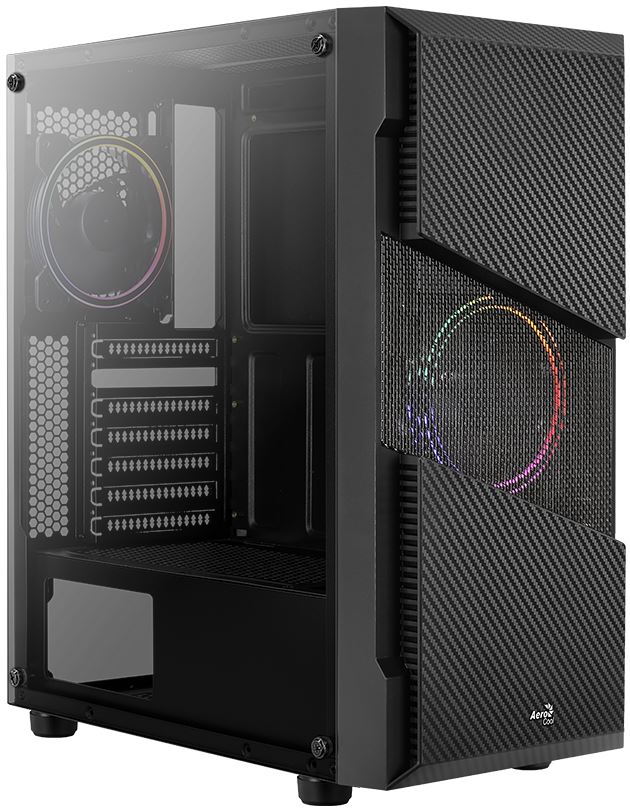 Aerocool Menace Saturn 600W 80+ Bronze 2 x 12cm FRGB Fan Mid Tower Bilgisayar Kasası