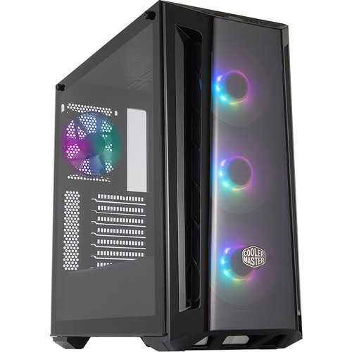 Cooler Master MB520 Tempered Glass ARGB 4x120mm Fanlı Pencereli MidTower Kasa (MCB-B520-KGNN-STU)