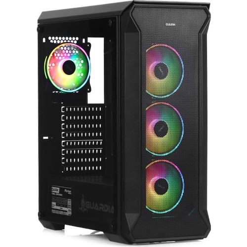 Dark GUARDIAN PRO 4x12cm Adreslenebilir RGB Fan USB3.0 T-Glass ATX Oyuncu Kasası