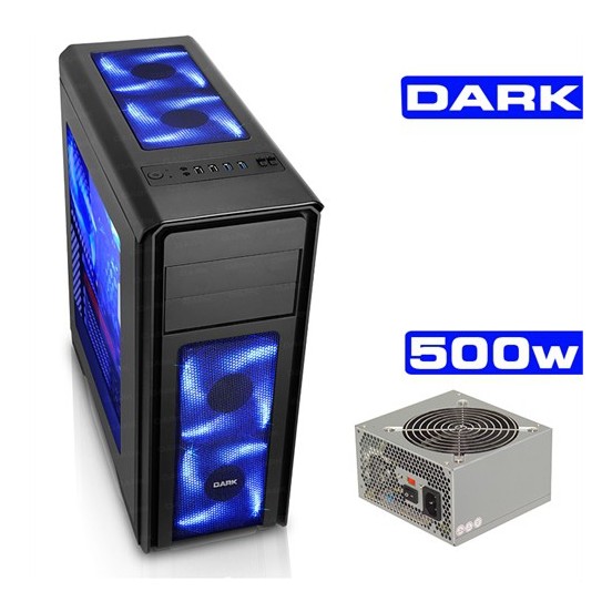 DARK N10 USB 3.0, 5x12cm Fan, Fan Kontrolcülü  Bilgisayar Kasası