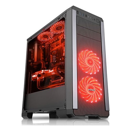 Everest Rampage Pulsar V1 2-Usb3.0+ 2- USB 2,0 + 2 Bilgisayar Kasası