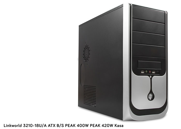 Linkworld 3210-18U-A (Real 250W) Peak-420W ATX B-S Kasa