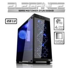 Power Boost VK-G1006B  Atx Usb 3.0 Tempered Glass Bilgisayar Kasası