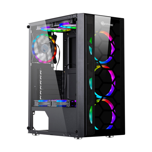 Performax Trinity Siyah Pencereli RGB Kumandalı Atx Gaming Oyuncu Kasası