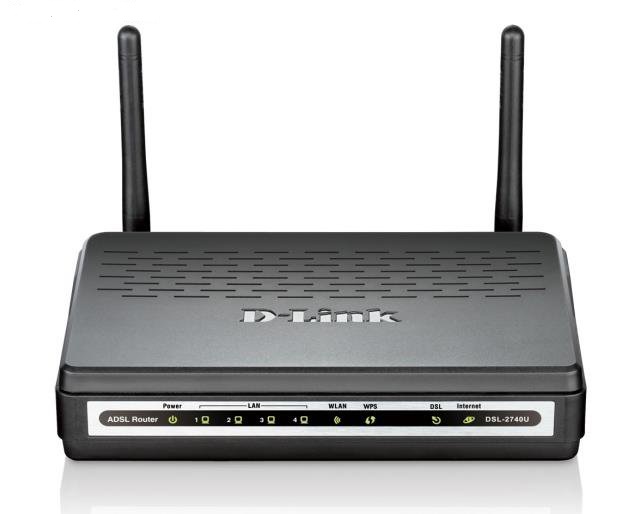 D-Link DSL-2740U 300 Mbps 4 Port ADSL2+ Modem