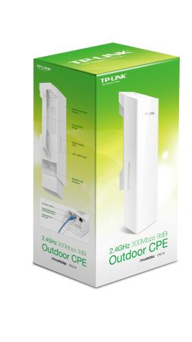 Tp-Link CPE210 Outdoor 300 Mbps 9dBi Dış Mekan Access Point