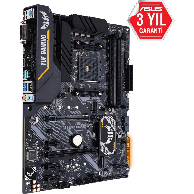 Asus Tuf B450-Pro Gaming AMD B450 AM4 DDR4 4400 Mhz ATX Anakart