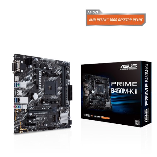 Asus Prime B450M-K II Ddr4 BIOS Flash Back Am4 Anakart