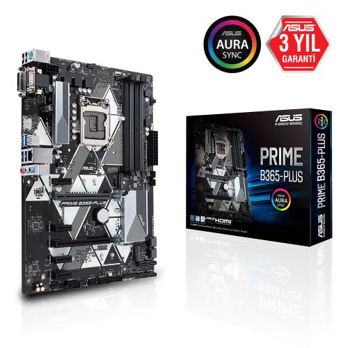 Asus Prime B365-Plus Intel B365 Soket 1151 DDR4 2666MHz ATX Gaming Anakart