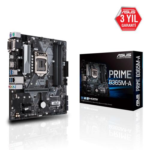 Asus Prime B365M-A Lga1151P8 Ddr4 Ses+Glan Hdmı-D Anakart