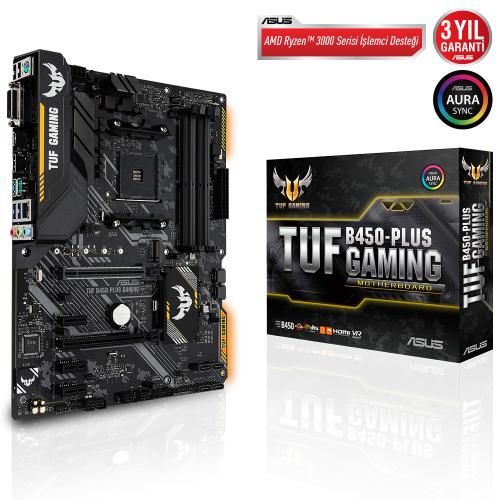 Asus Tuf B450-Plus Gamıng Amd B450 Ryzen 2 Am4 Ddr Anakart