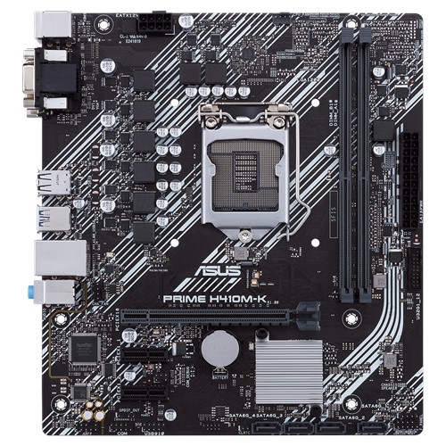 Asus Prime H410M-K Intel 10.Nesil DDR4 Dvi Vga Usb3.1 Anakart