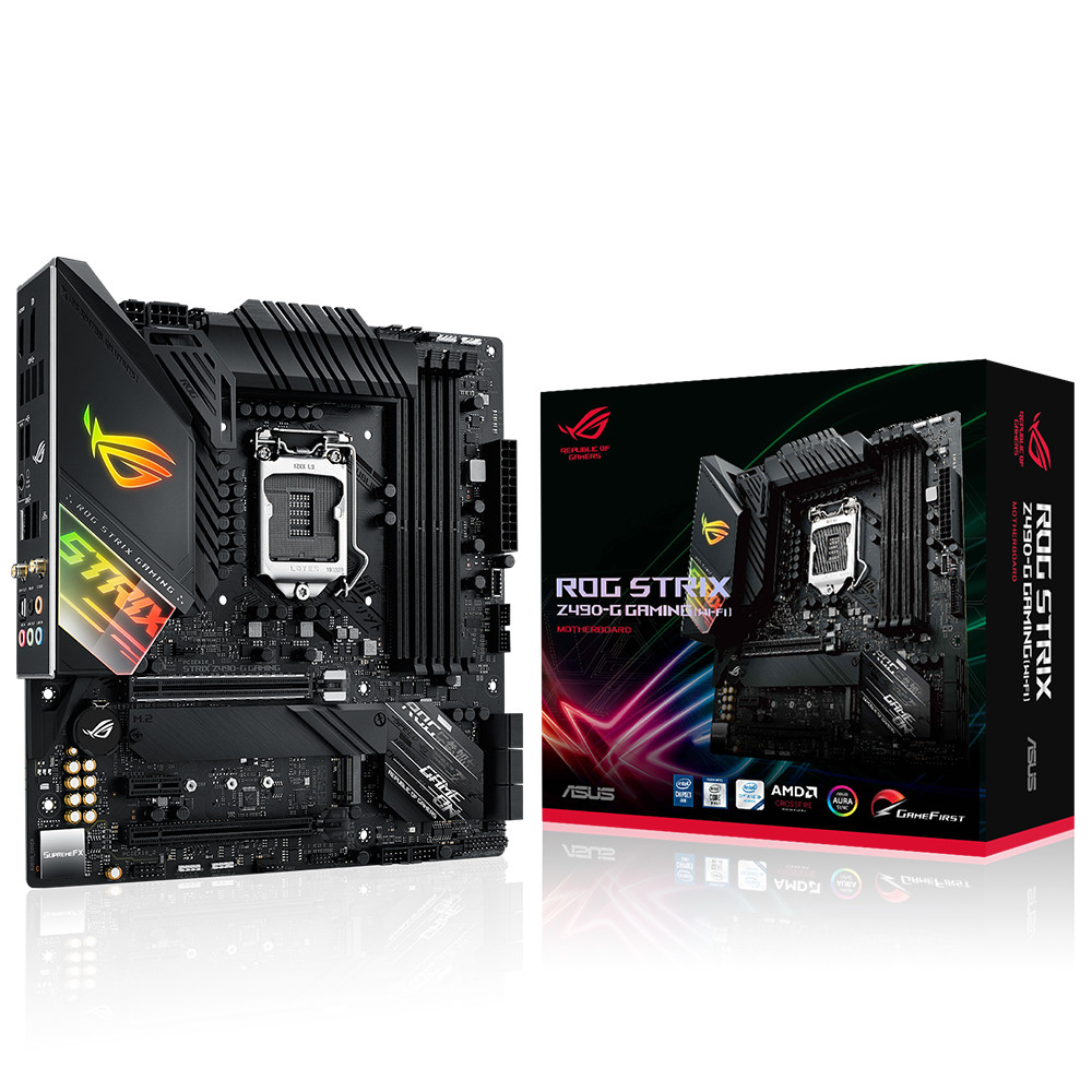 Asus Rog Strix Z490-G Gaming Wi-Fi 4600Mhz(Oc) Ddr4 Soket 1200 M.2 Hdmı Dp Matx Anakart