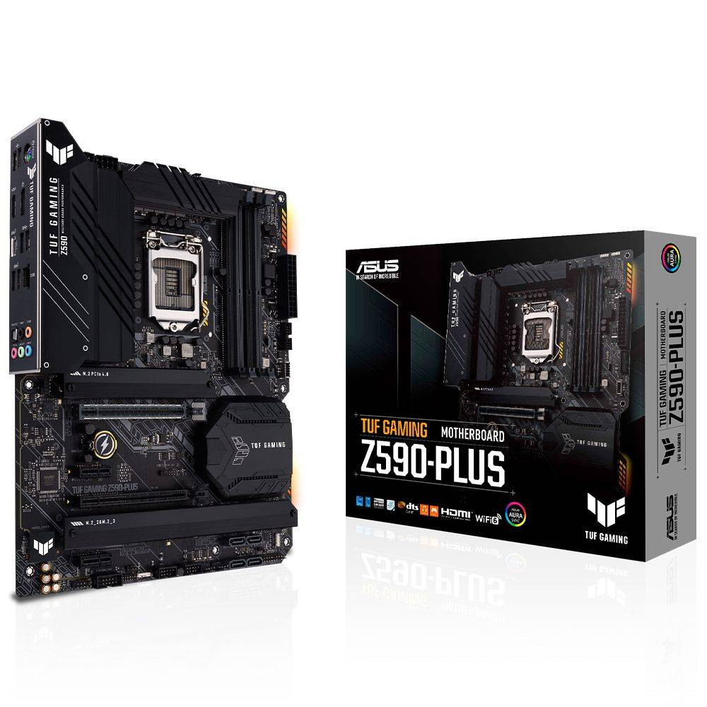 Asus Tuf Gaming Z590-Plus 5133(Oc)Mhz Ddr4 Soket 1200 M.2 Hdmi Dp Atx Anakart