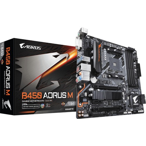 Gigabyte B450 AORUS M AMD B450 DDR4 mATX Anakart