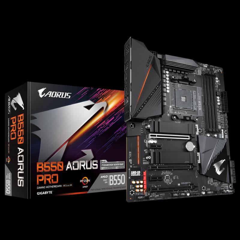 Gigabyte B550 Aorus Pro AMD B550 DDR4 M2 Hdmi mATX Anakart