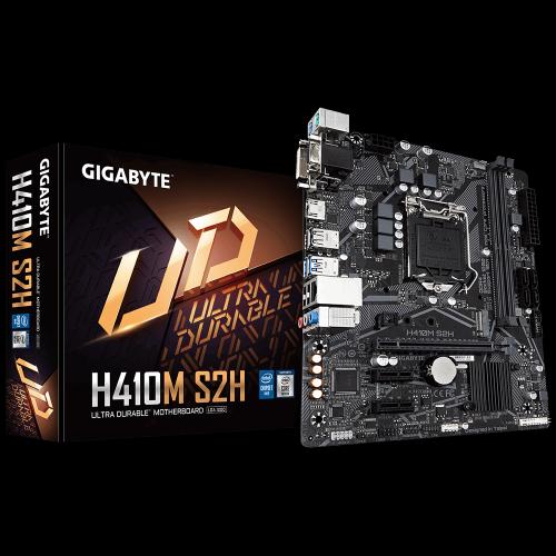 Gigabyte H410M S2H Intel 10.Nesil DDR4 Dvi-Vga-Hdmi M2 mATX Anakart