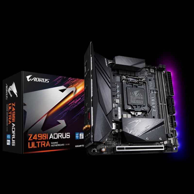 Gigabyte Z490I Aorus Ultra Intel 10.Nesil DDR4 Dp-Hdmi M2 mATX Anakart