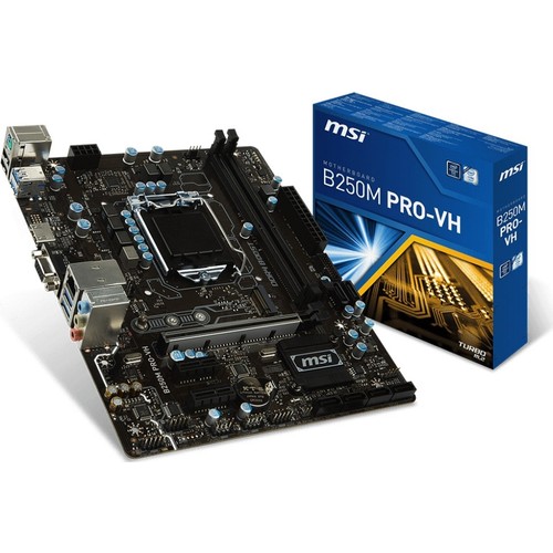 Msi B250M Pro-Vh Lga1151 Ddr4 Ses+Vga+Glan+Com M2  Anakart