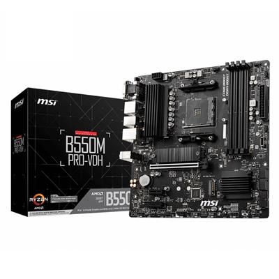 Msi B550M PRO-VDH Am4 Ddr4 4400 Hdmı Dvg Vga  M.2 Usb3.2 Matx Anakart