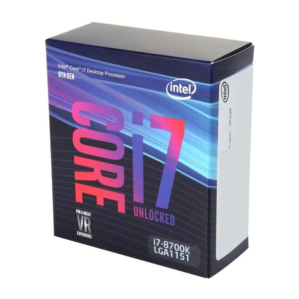 Intel İ7 8700K Soket 1151 3.7Ghz 12Mb Cache  Intel İşlemci Kutulu Box