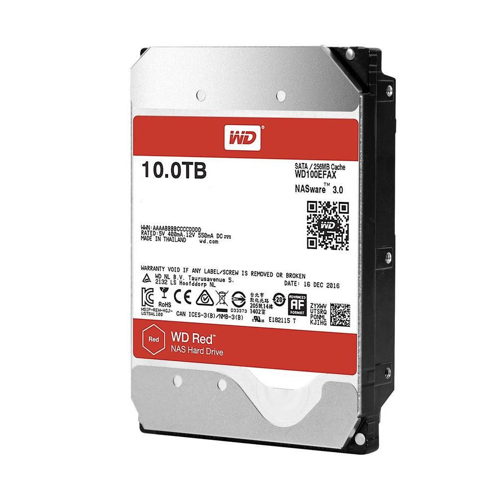 Wd 10Tb Red 3,5’’ 256Mb Sata Iıı 6Gb-S 7-24 Nas Harddisk