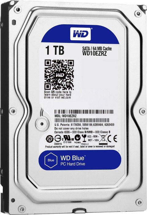 Wd 1Tb Blue 3.5’’ Sata 6Gb-S 64Mb Int.Hdd Harddisk