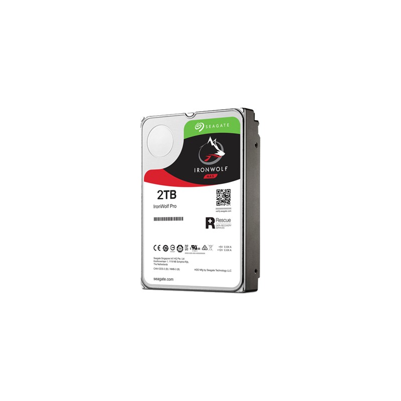 Seagate 2Tb Ironwolf Pro 3.5 Sata 3.0 128Mb 195Mb-S 7200Rpm 300Tb-Yıl İşyükü 7-24 E-Nas St2000Ne0025