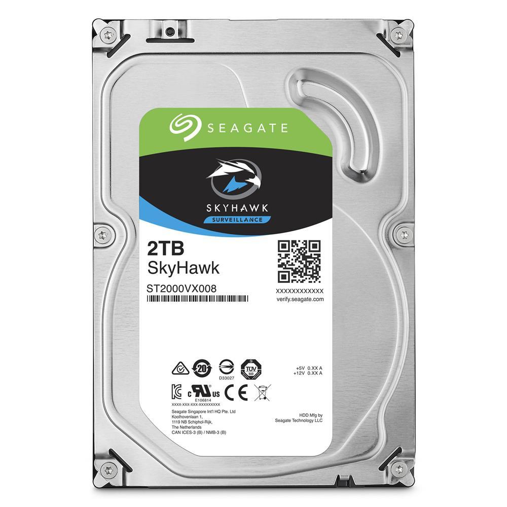 Seagate 2Tb Skyhawk 3,5’’ 64Mb 5900Rpm St2000Vx008 Harddisk