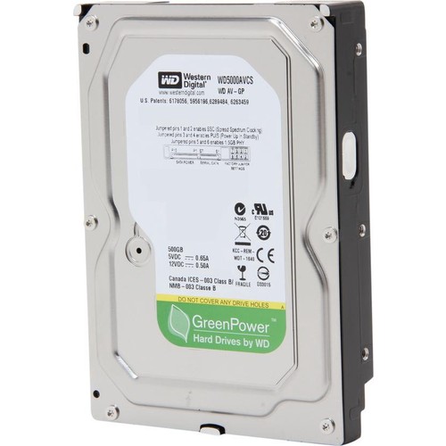 Wd 500 Gb Sata-2 7200Rpm 16Mb Wd5000Avcs  Harddisk