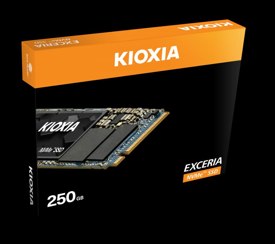 Kioxia 250Gb Exceria Nvme 1700Mb-1200Mb-S M2 Pcıe Nvme 3D Nand Ssd (Lrc10Z250Gg8) Harddisk