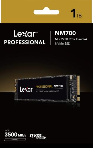 Lexar 1TB PCIe M2 NM700 NVMe 3D 3500-2000 5Y Ssd Harddisk