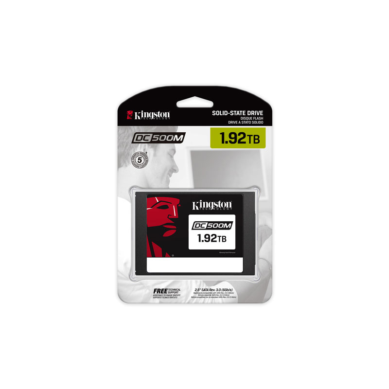 Kingston Sedc500M-1920G 1.92Tb 555-525Mb-S 2.5 Sata Sunucu Hdd