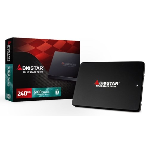 Biostar 240GB S100 Sata 3 SSD Disk SM120S2E32 530MB-s-410MB-s Harddisk