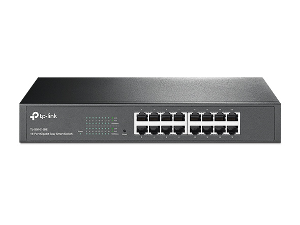 Tp-Link TL-SG1016DE 16 Port 10-100-1000 Mbps Switch Çelik Kasa Easy Smart Rount