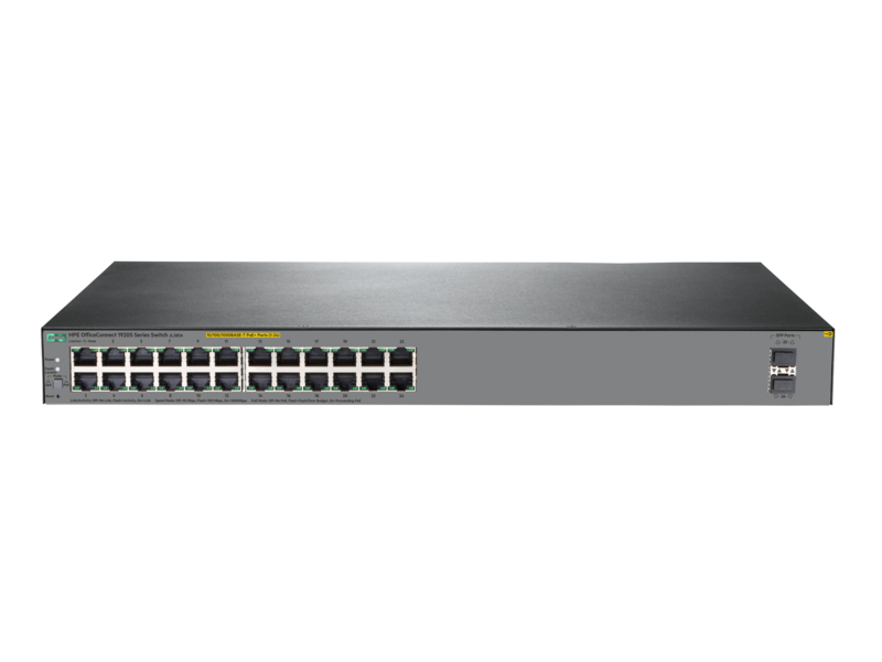 HP JL385A 24 Port 1920S-24G 10-100+2SFP-PoE 370W Yönetilebilir Switch 10-100-1000tch